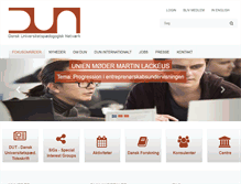Tablet Screenshot of dun-net.dk